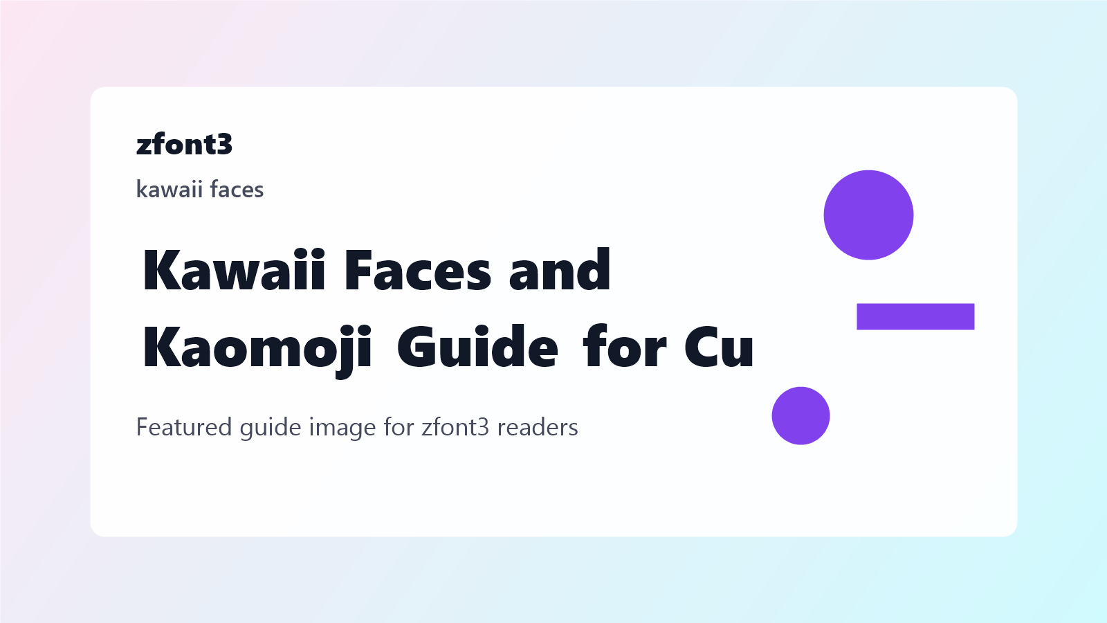 Kawaii Faces and Kaomoji Guide for Cute Bios, Chats, and Captions