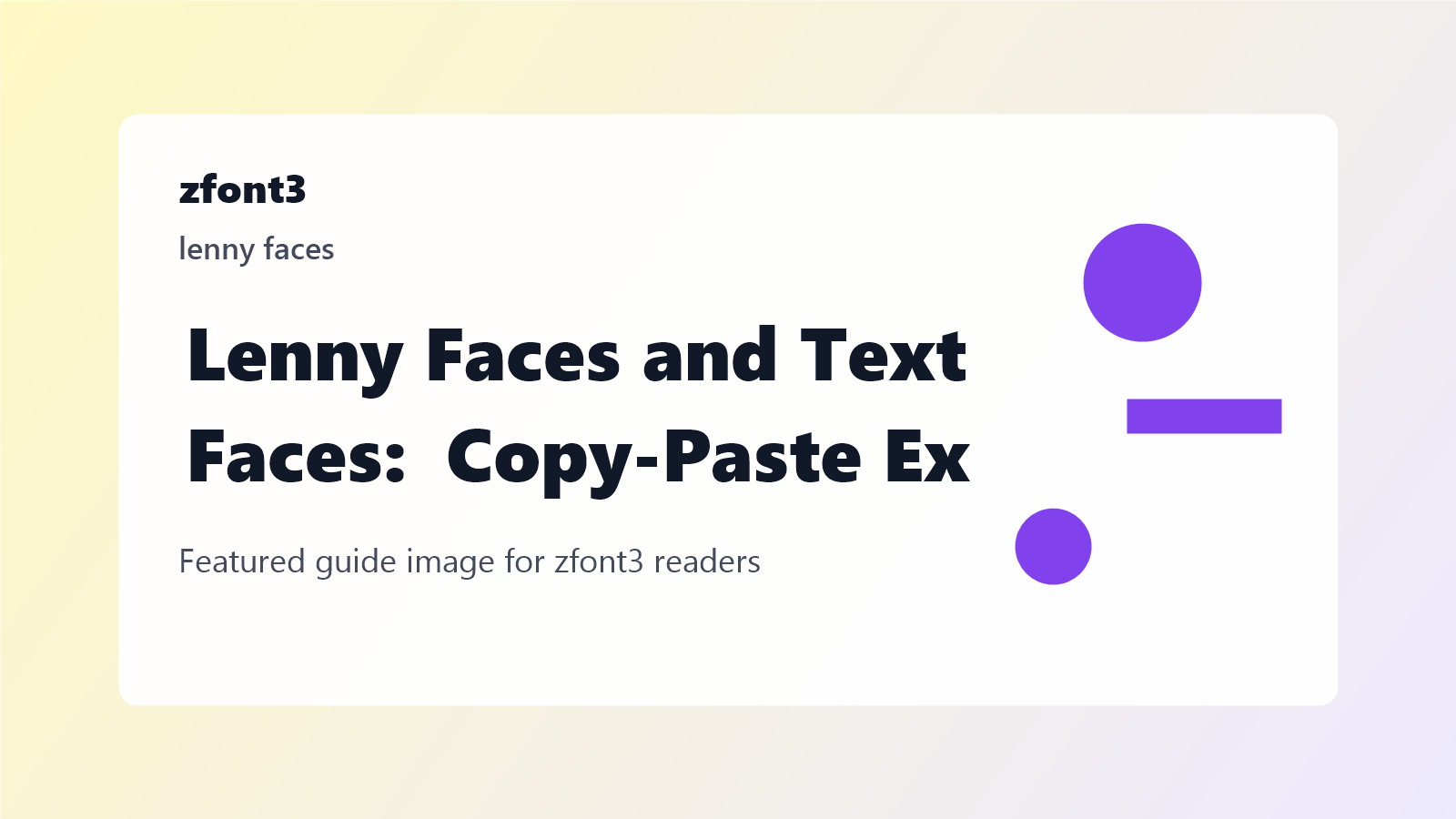 Lenny Faces and Text Faces: Copy-Paste Expressions That Still Work